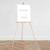 "Classy Type" - Large Signs in Lily by Hooray Creative - On Large Standing Easel (sold separately)