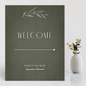 "Botanical Arches" - Large Signs in Moss by Kelly Schmidt - Front