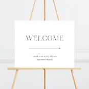 "Classy Type" - Large Signs in Lily by Hooray Creative - Front