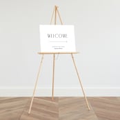 "Arcadia" - Large Signs in Onyx by Jennifer Wick - On Large Standing Easel (sold separately)