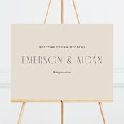 "Layered" - Large Signs in Natural by Kelly Schmidt - Front