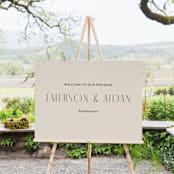 "Layered" - Large Signs in Natural by Kelly Schmidt - In Use