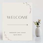 "Vine Wrap" - Large Signs in Cotton by Amy Kross - Front