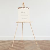 "poetique" - Large Signs in Autumn by Kate Ahn - On Large Standing Easel (sold separately)