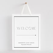 "Luster" - Large Signs in Cotton by Stacey Meacham - With Hanging Ribbon (sold separately)