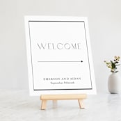 "Luster" - Large Signs in Cotton by Stacey Meacham - On Small Tabletop Easel (sold separately)