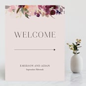 "Fleur" - Large Signs in Blush by Lori Wemple - Front