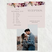 "Fleur" - Large Signs in Blush by Lori Wemple - Text Layout Options for Large Signs