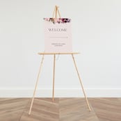 "Fleur" - Large Signs in Blush by Lori Wemple - On Large Standing Easel (sold separately)