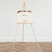 "poetique" - Large Signs in Autumn by Kate Ahn - On Large Standing Easel (sold separately)