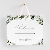 "Classic Love" - Large Signs in Vanilla by Susan Moyal - With Hanging Ribbon (sold separately)