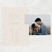 "Scripted Names" - Large Signs in Ecru by Hooray Creative - Text Layout Options for Large Signs