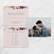 "Fleur" - Large Signs in Blush by Lori Wemple - Text Layout Options for Large Signs