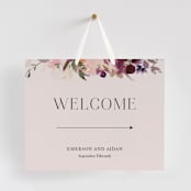 "Fleur" - Large Signs in Blush by Lori Wemple - With Hanging Ribbon (sold separately)
