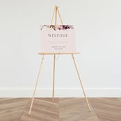 "Fleur" - Large Signs in Blush by Lori Wemple - On Large Standing Easel (sold separately)