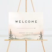 "Every Single Dawn With You" - Large Signs in Forest by Petra Kern - Front