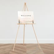 "Every Single Dawn With You" - Large Signs in Forest by Petra Kern - On Large Standing Easel (sold separately)
