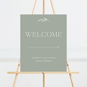 "Soft Arch" - Large Signs in Sage by Erica Krystek - Front