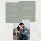 "Soft Arch" - Large Signs in Sage by Erica Krystek - Text Layout Options for Large Signs