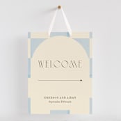 "Checker Wash" - Large Signs in Ivory by Baumbirdy - With Hanging Ribbon (sold separately)