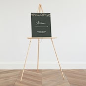 "Peaks" - Large Signs in Hunter by Sarah Brown - On Large Standing Easel (sold separately)