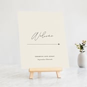 "Together" - Large Signs in Cream Puff by Pixel and Hank - On Small Tabletop Easel (sold separately)