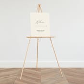 "Together" - Large Signs in Cream Puff by Pixel and Hank - On Large Standing Easel (sold separately)