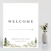 "Great Outdoors" - Large Signs in Forest by Petra Kern - Front