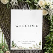 "Great Outdoors" - Large Signs in Forest by Petra Kern - In Use