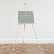 "Soft Arch" - Large Signs in Sage by Erica Krystek - On Large Standing Easel (sold separately)