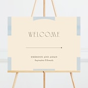 "Checker Wash" - Large Signs in Ivory by Baumbirdy - Front