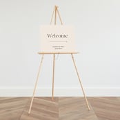 "Little party big love" - Large Signs in Noir by Jessica Corliss - On Large Standing Easel (sold separately)