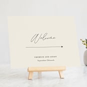"Together" - Large Signs in Cream Puff by Pixel and Hank - On Small Tabletop Easel (sold separately)