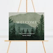 "The Forest" - Large Signs in Jade by Elly - Front