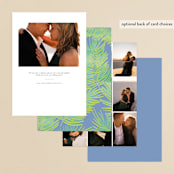 "botanical beach" - Bachelorette Party Invitations in Palm by Baumbirdy - Back of Card Options