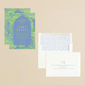 "botanical beach" - Bachelorette Party Invitations in Palm by Baumbirdy - Assembled