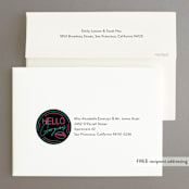 "Neon Lights" - Bachelorette Party Invitations in Tuxedo by Jennifer Postorino - FREE Recipient Addressing