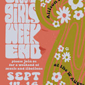 "Wild Child" - Bachelorette Party Invitations in Azalea by Jenna Holcomb - Close-Up
