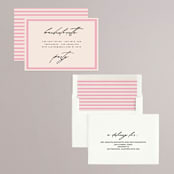 "Chic Party" - Bachelorette Party Invitations in Champagne by Angela Thompson - Assembled