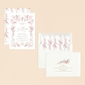 "Meadow" - Baptism and Christening Invitations in Powder by Phrosné Barwood - Assembled