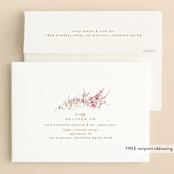 "Meadow" - Baptism and Christening Invitations in Powder by Phrosné Barwood - FREE Recipient Addressing