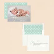 "Precious" - Baptism and Christening Invitations in Cloud by Vera Lim - Assembled