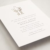 "Gilded cross" - Baptism and Christening Invitations in Sand by Creo Study - Detail