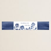 "Romantic garden" - Bridal Shower in Indigo by Yaling Hou Suzuki - Front