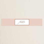 "Floral Wisp" - Bridal Shower in Rose by Susan Moyal - Front