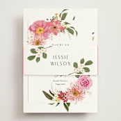 "Summer Fresh" - Bridal Shower in Coral by Susan Moyal - With Cards