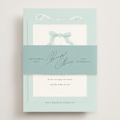 "Dainty" - Bridal Shower in Tiffany Blue by Paper Raven Co. - With Cards