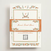 "Blooms" - Bridal Shower in Hibiscus by Creo Study - With Cards