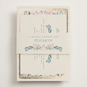 "Book Cover" - Bridal Shower in Evergreen by Petra Kern - With Cards