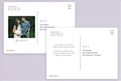 "Cascading Shower" - Baby Shower Invitations in Sage by Jennifer Wick - Back of Card Options